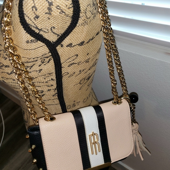 Francomina  leather gold chain bag - Picture 5 of 16